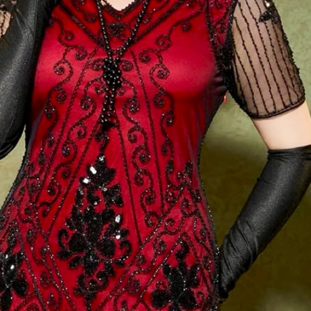 New Flapper Costume Dress XL Halloween - Picture 7 of 7